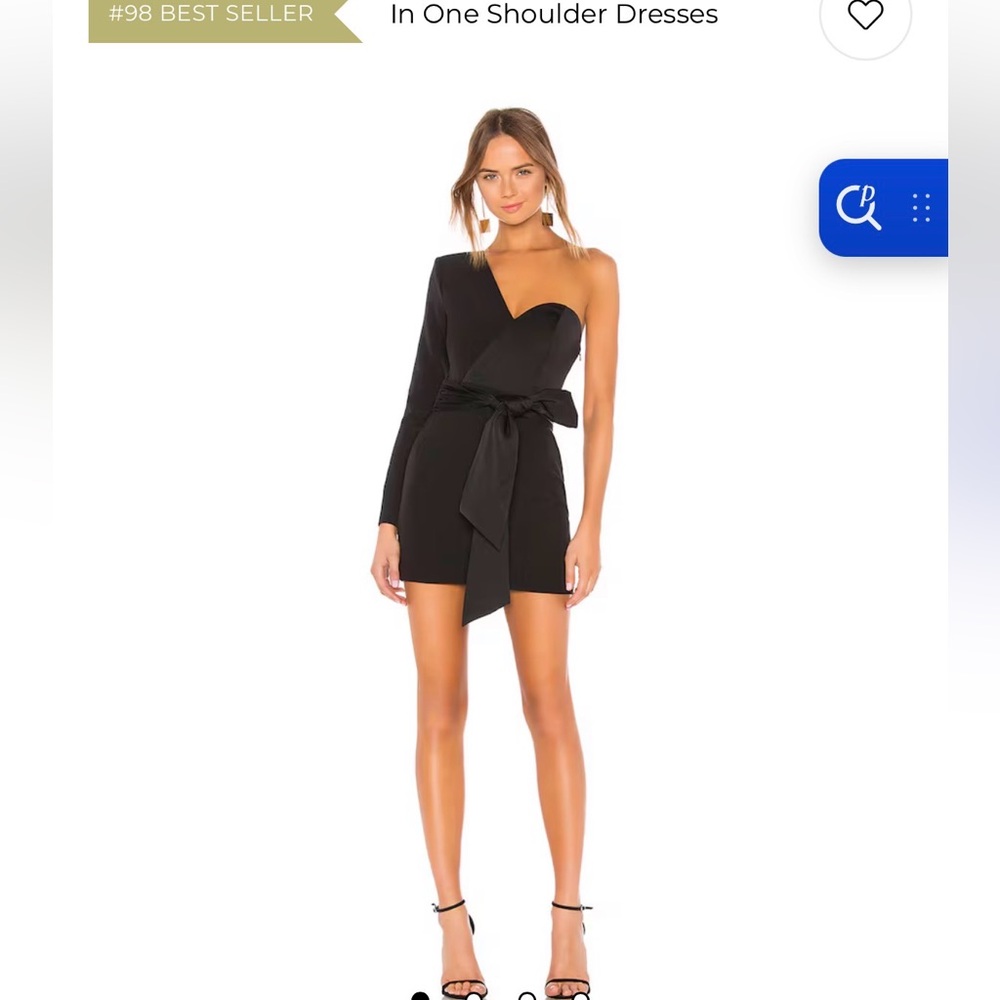 NBD Monsieur Mini Dress in Black